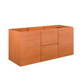 Modway Scenic 48" Single Sink Compatible (Not Included) Bathroom Vanity Cabinet in Cherry Walnut