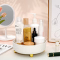 sixwipe Makeup Perfume Organizer, 360 Degree Rotating Lazy Susan Cosmetic Desk Storage, Lotions Display Case Round Tray with Large Capacity, for Your Jewelry