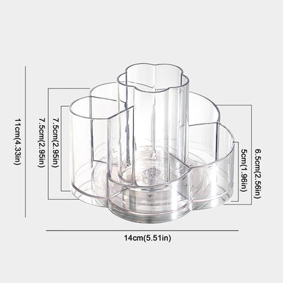 iZZZHH Lipstick Beauty Egg Cosmetic Swivel Organizer Dresser Desktop Storage Bucket