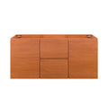 Modway Scenic 48" Single Sink Compatible (Not Included) Bathroom Vanity Cabinet in Cherry Walnut