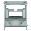 EUROCO 30" Bathroom Vanity Base Only,Bathroom Vanity Without Top Sink, Modern Freestanding Bathroom Storage Cabinet with Doors and Drawer,Solid Wood Frame,Green